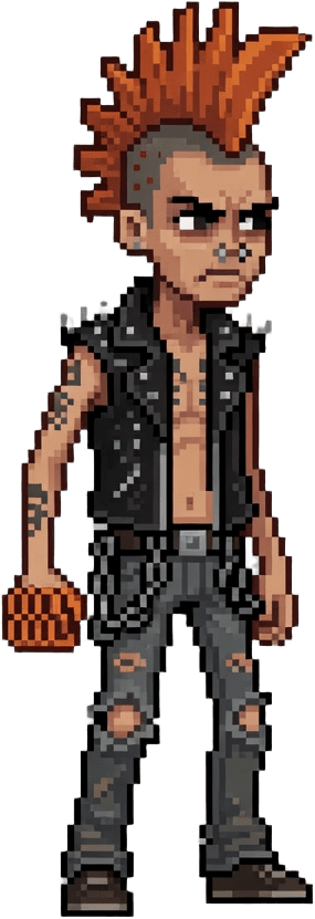 Fighter 05 Spike - Punk Brawler