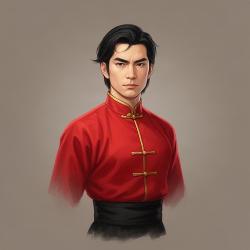Kung Fu Fighter Portrait