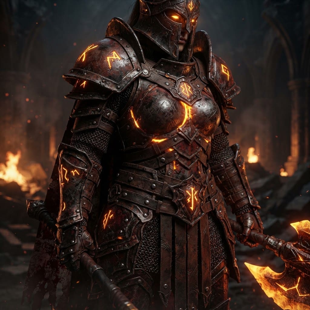 Image: Create a dark fantasy-themed material for a Diablo