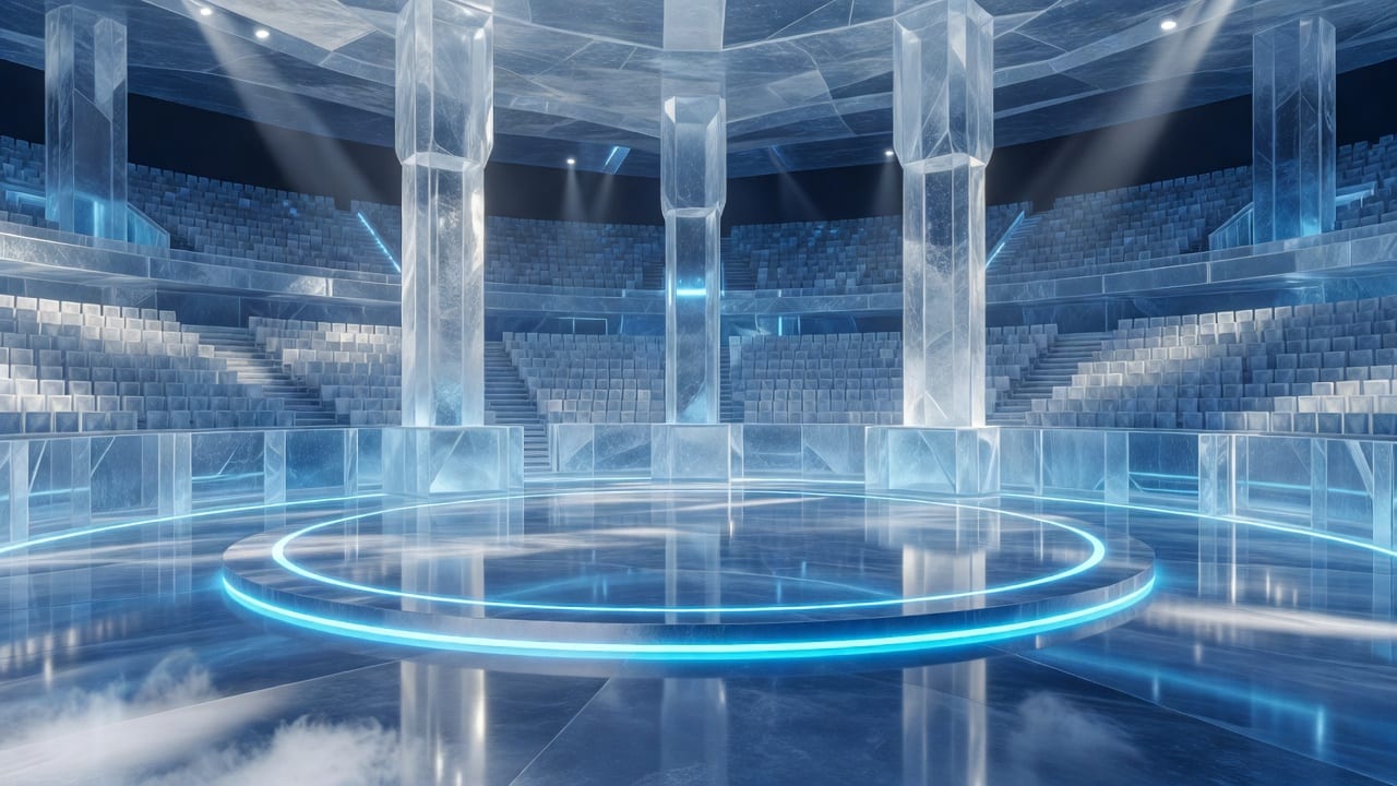 Modern Ice Gym Battle Arena