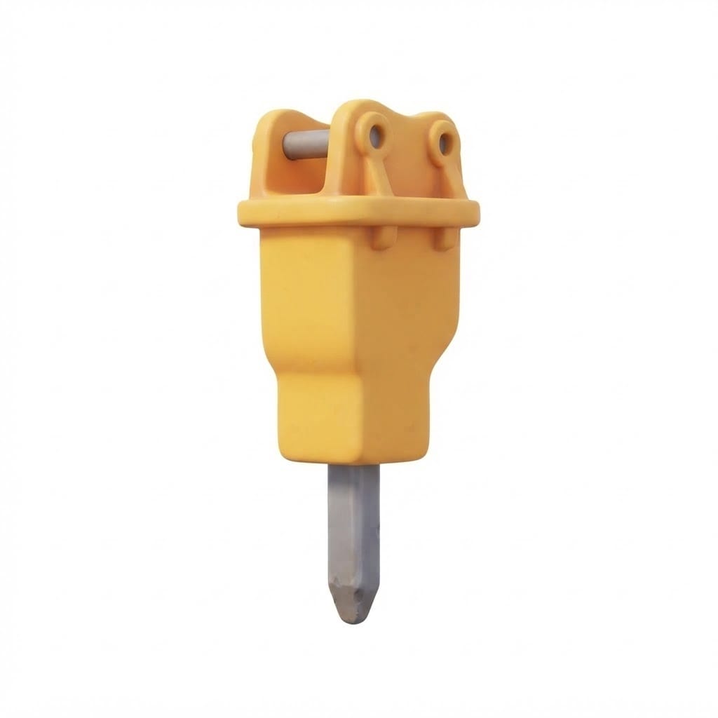 Image: In the same toy style as this excavator, draw ONLY