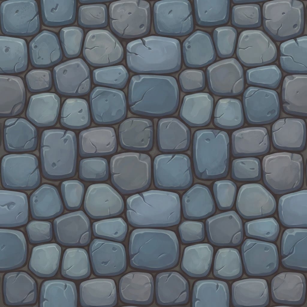 Image: Seamless tileable square texture, flat front view