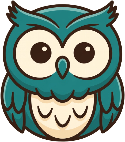 Cartoon Owl Head