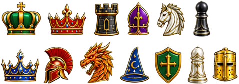 Black Fantasy Chess Pawn