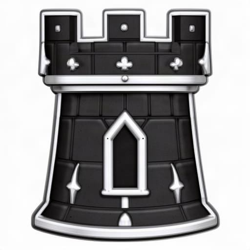 Black Chess Rook