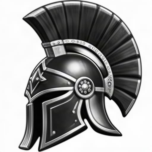 Black Fantasy Helmet Icon