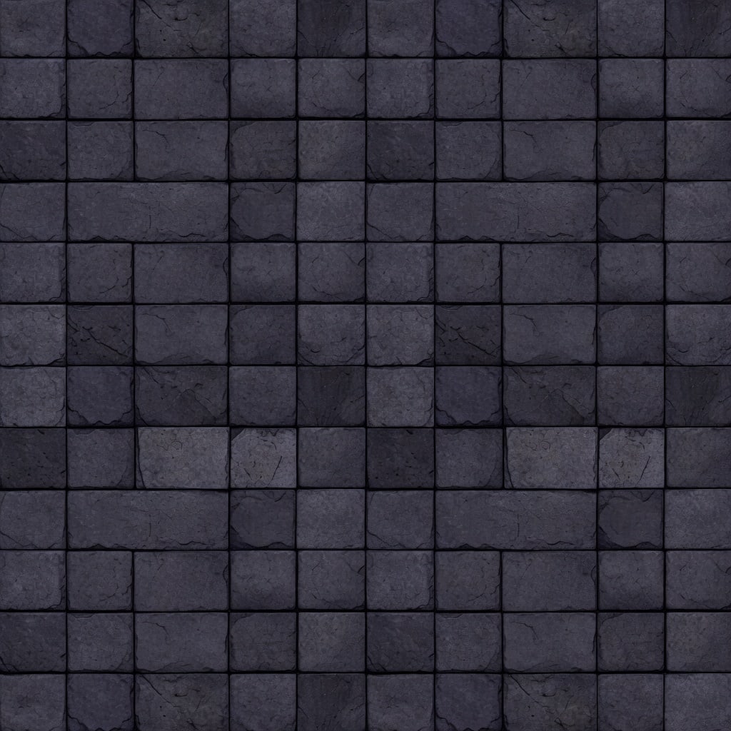 Dungeon Wall Tile - Dark Block Masonry (2 / 2)