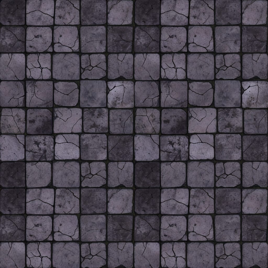 Dungeon Floor Tile - Worn Flagstones (2 / 2)