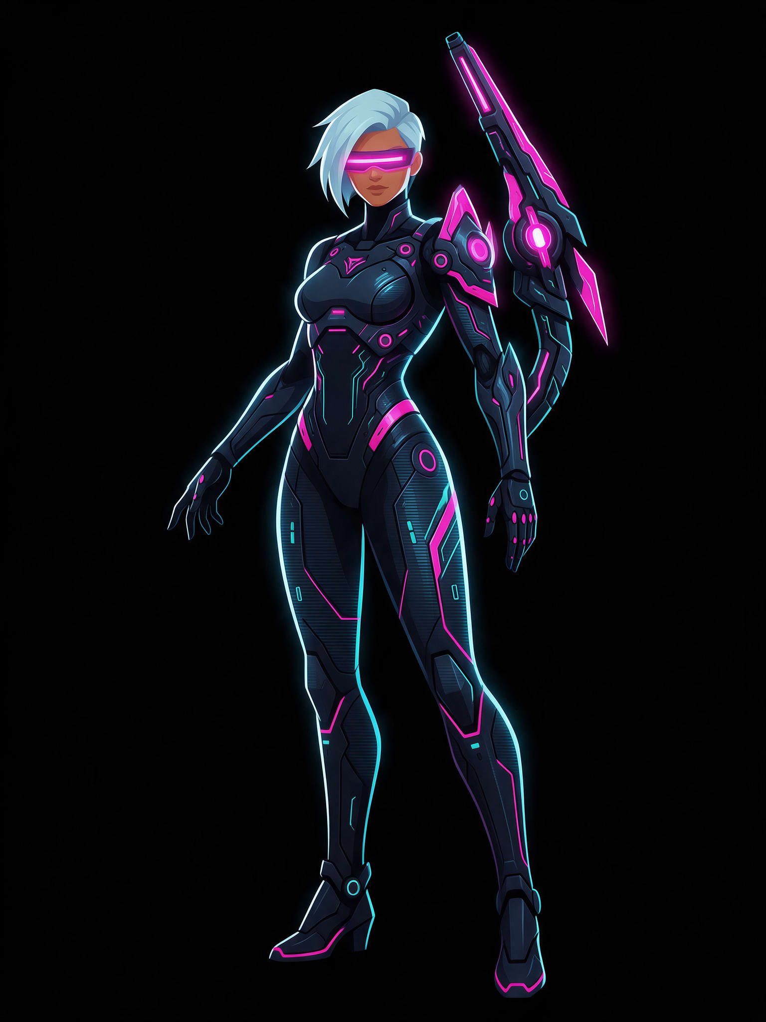 Cyber Defense - NOVA Cyborg Sprite
