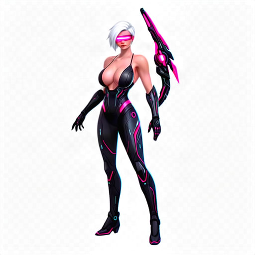 Futuristic Visor Warrior