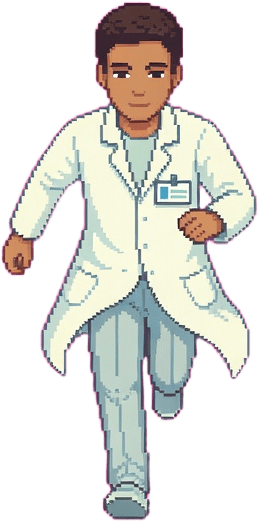 Researcher Walking