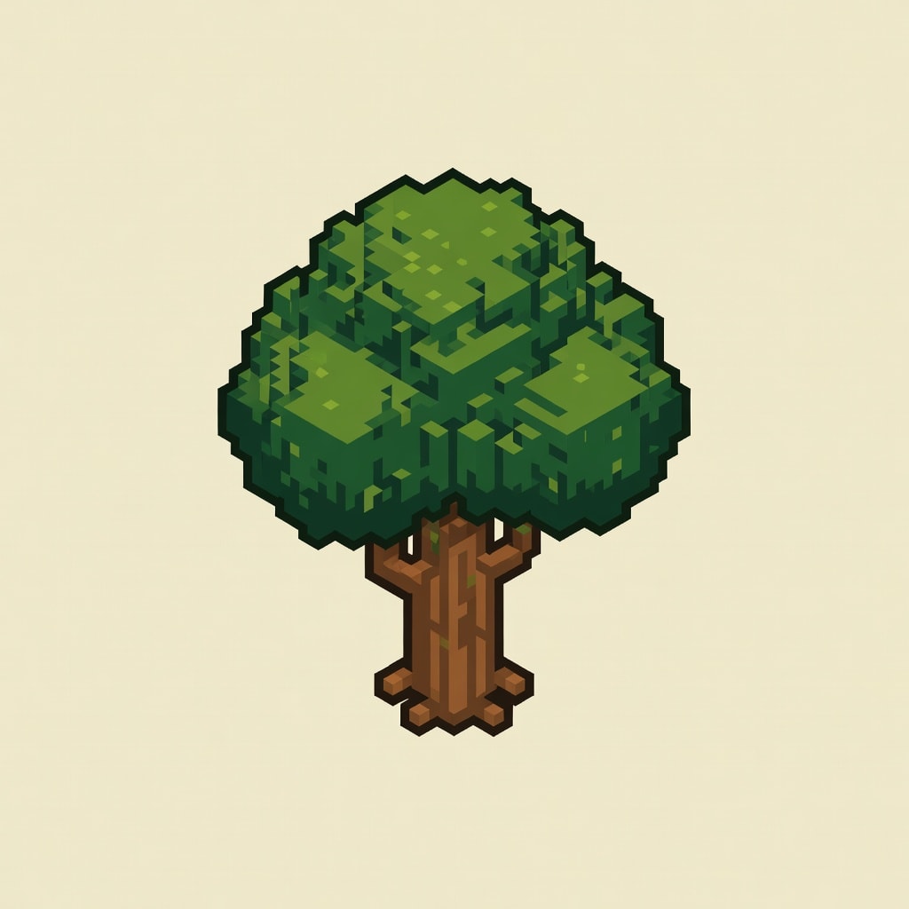 Pixel Art Tree