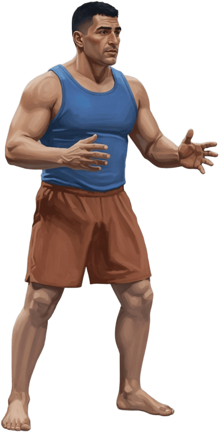 Fighter sprite - Diego Hernandez (Lucha canaria, Spain)