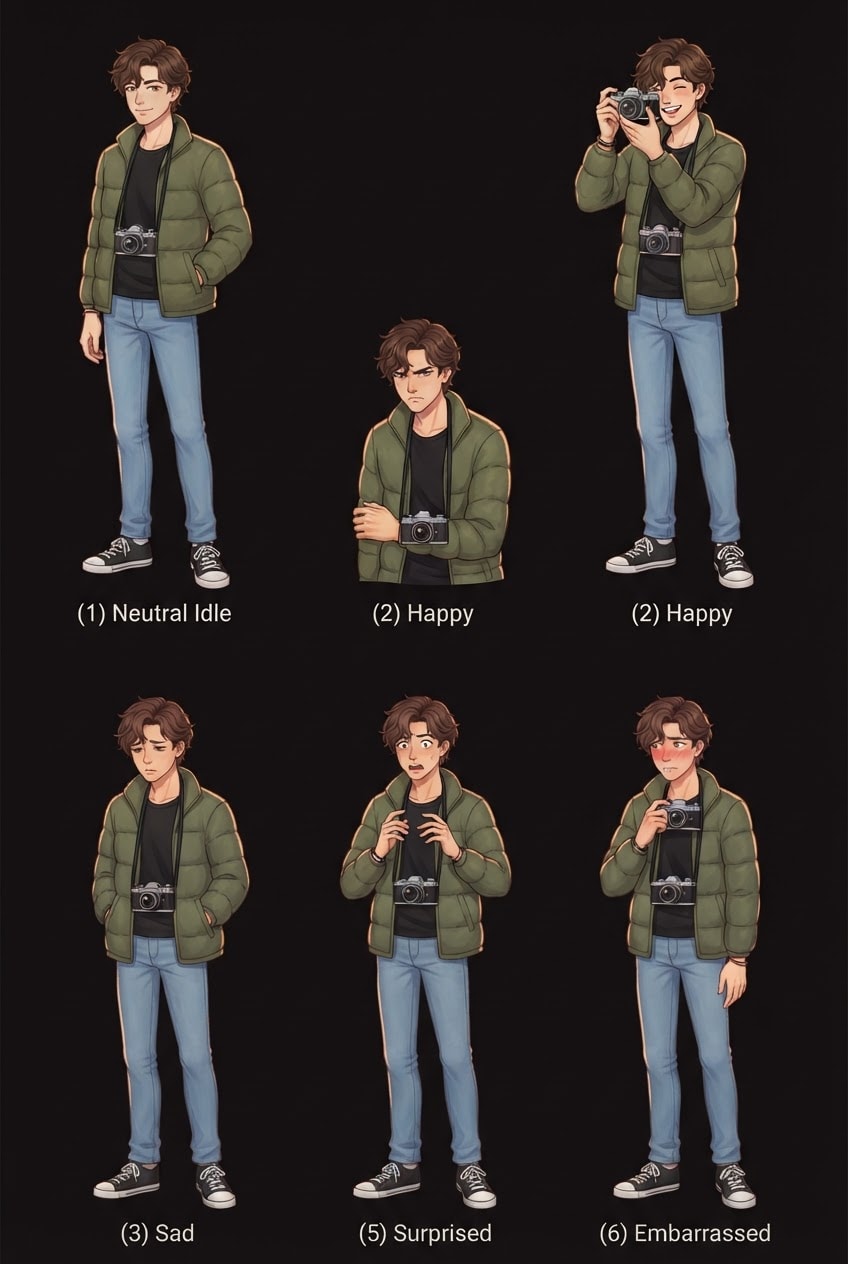 Sprite Sheet 4 - Green Puffer Camera