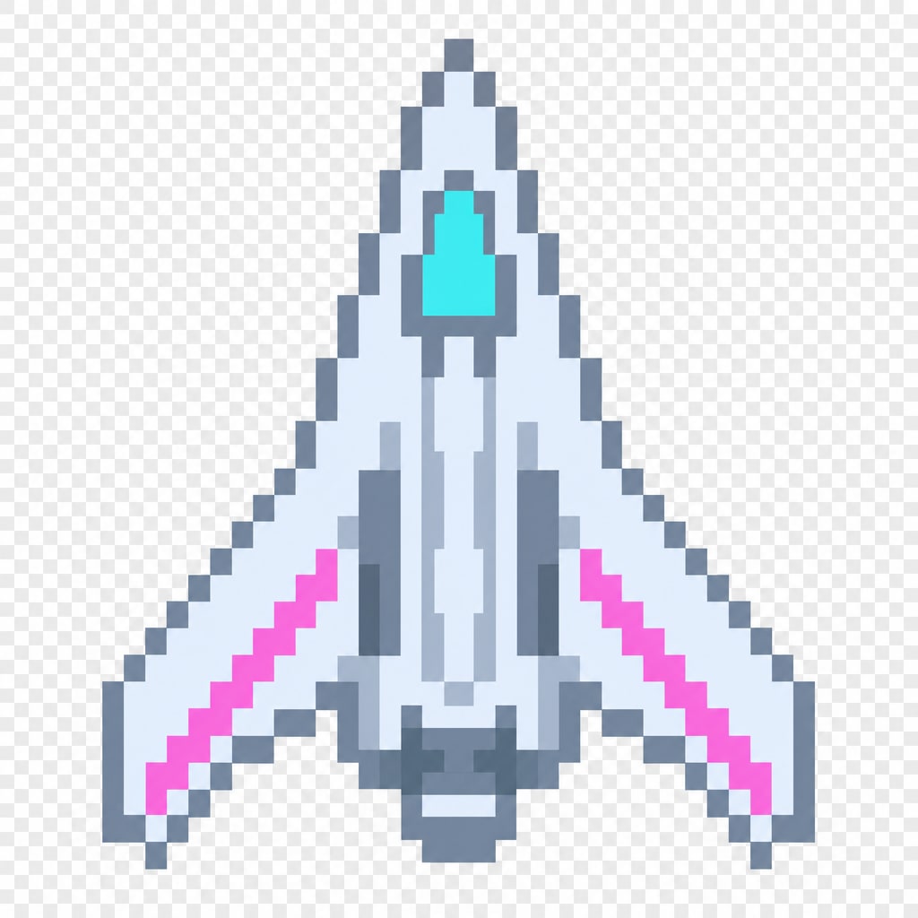 Cyber Ship 16x16 Transparent (1 / 2)