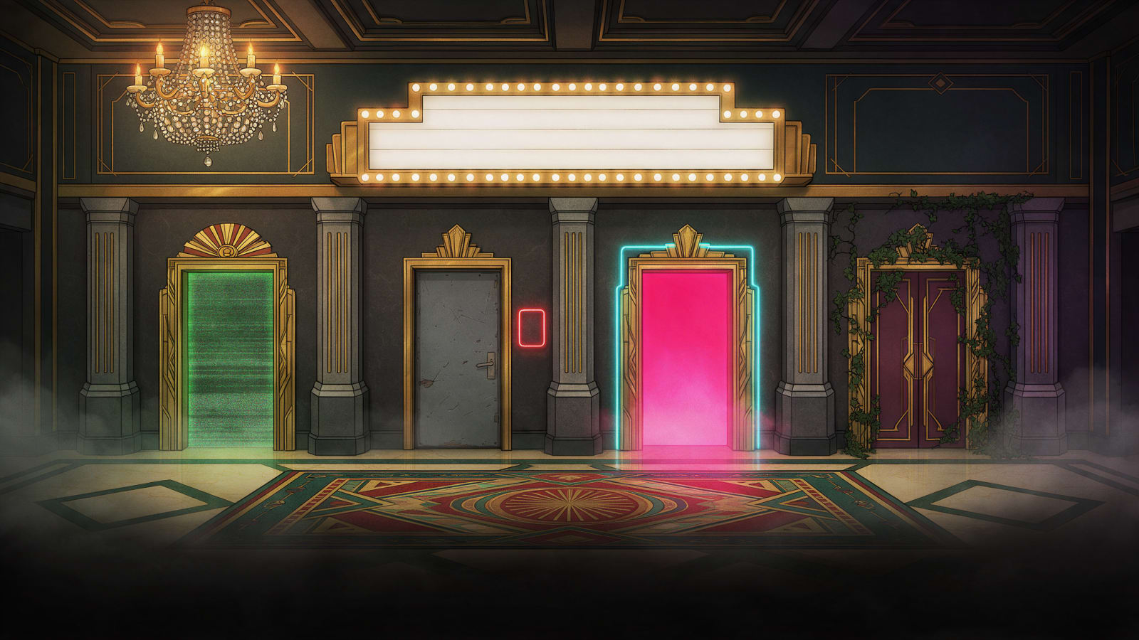 Art Deco Grand Lobby Backdrop