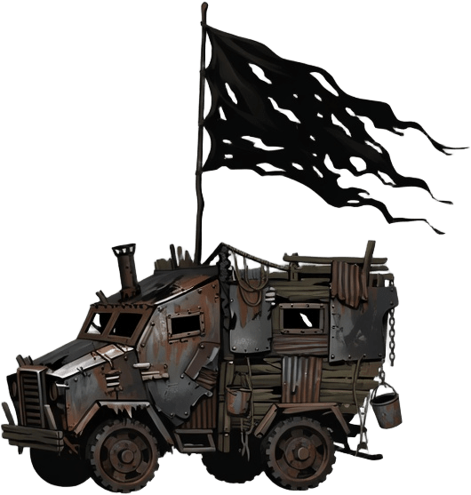 Caravan Token - Armoured Scrap War-Wagon