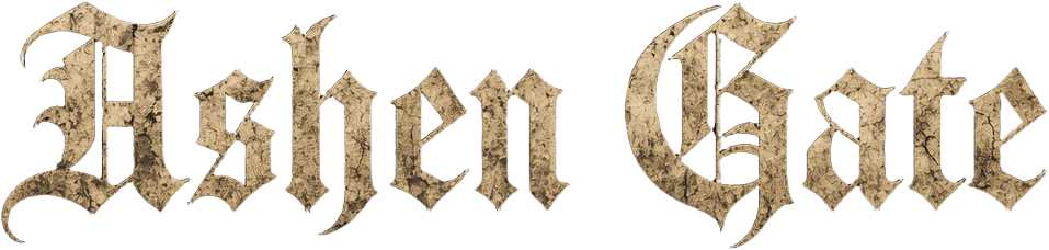 Ashen Gate nameplate 3 - gothic blackletter