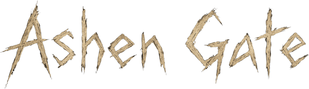 Ashen Gate nameplate 7 - scratched scrawl