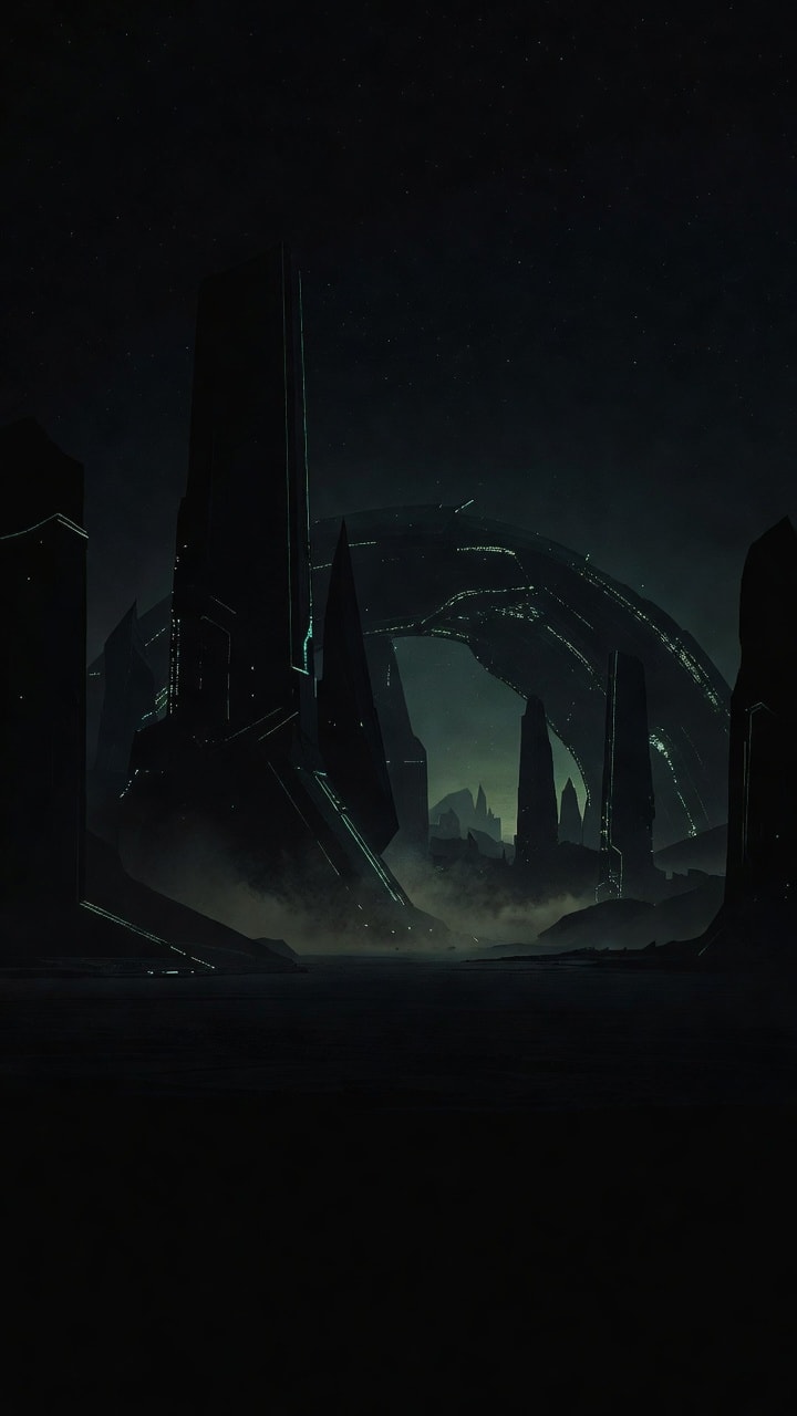 Cyber Defense BG 04 - Alien Megastructure