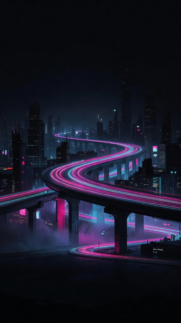 Arena Plate 09 - Elevated Freeway Light Trails
