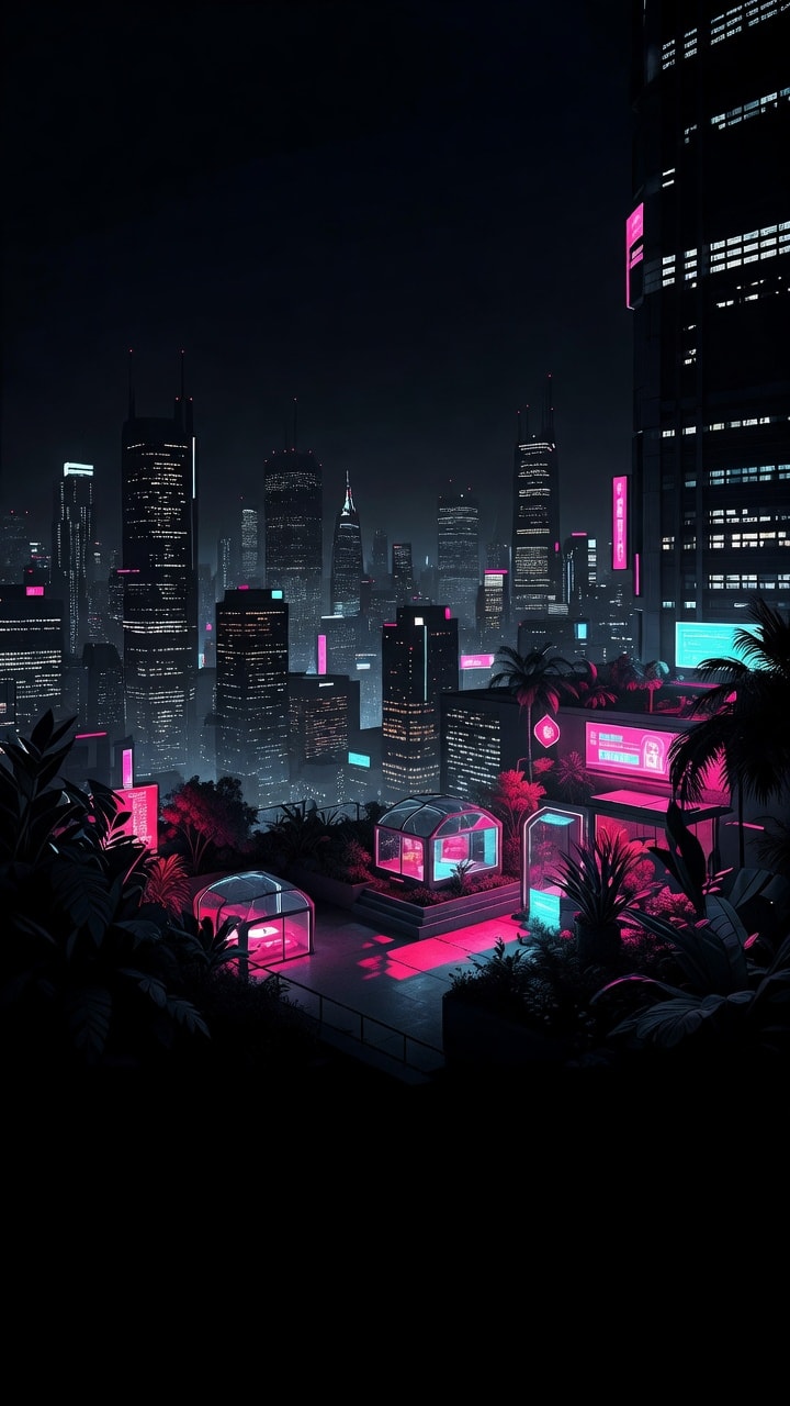 Arena Plate 12 - Rooftop Garden Neon
