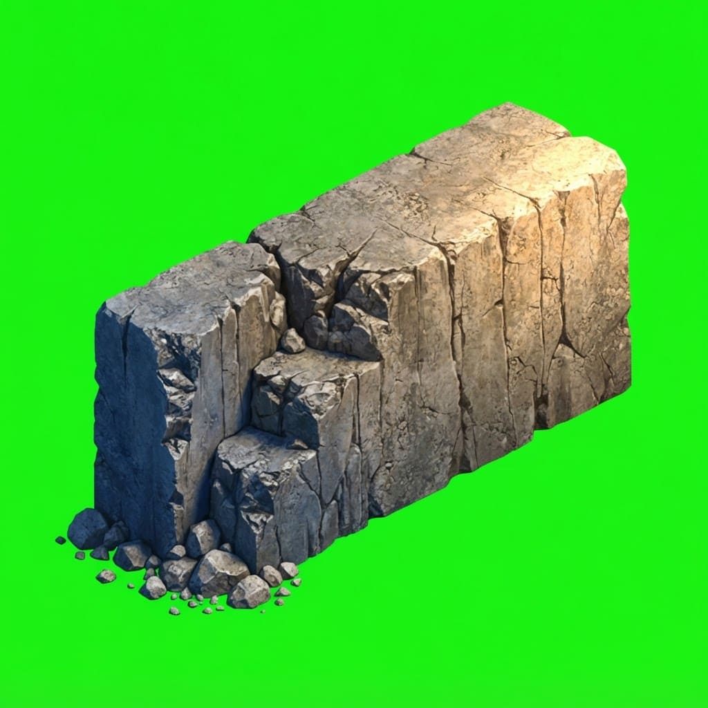 Image: Isometric 2:1 dimetric game sprite, the LOW END bl