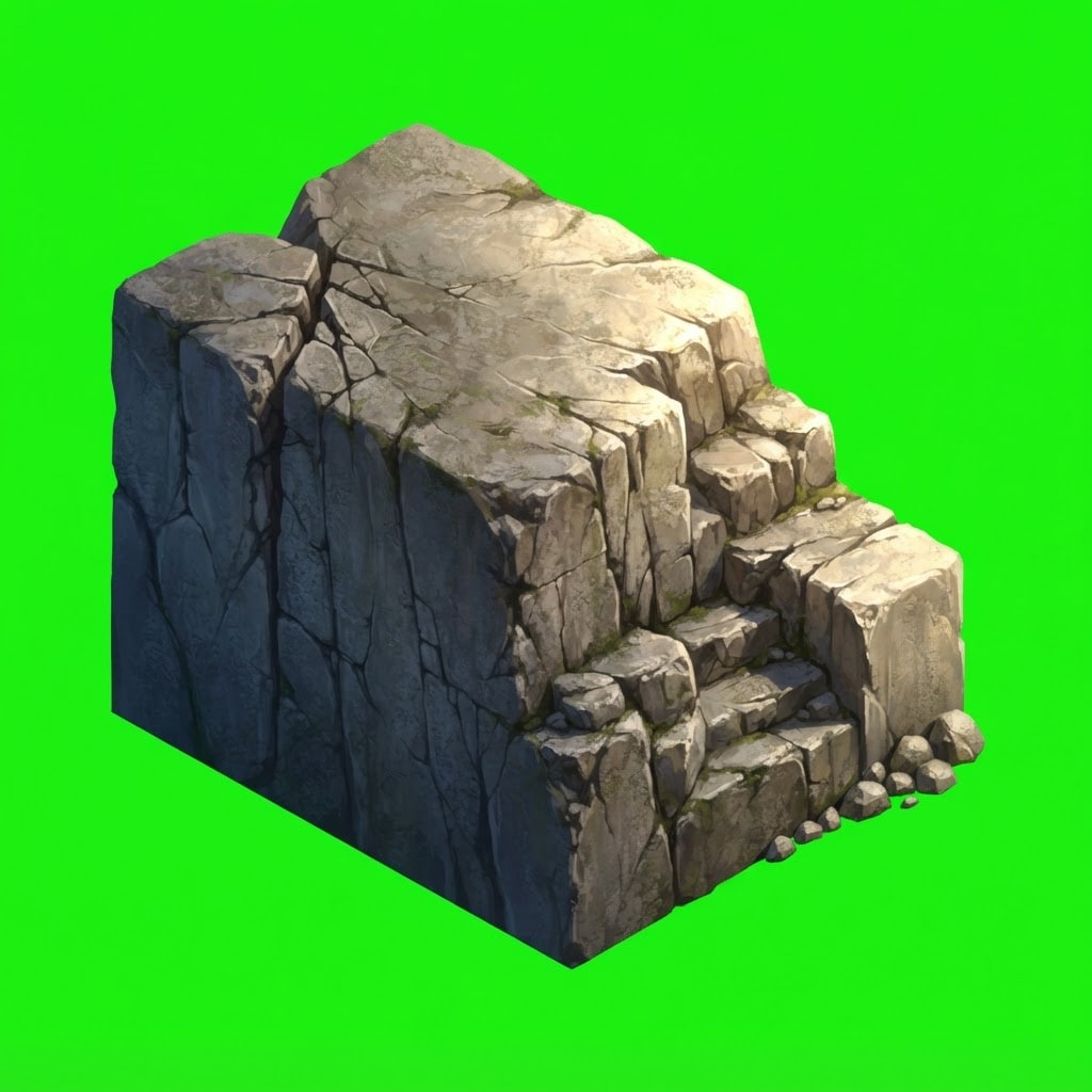 Image: Isometric 2:1 dimetric game sprite, the LOW END bl