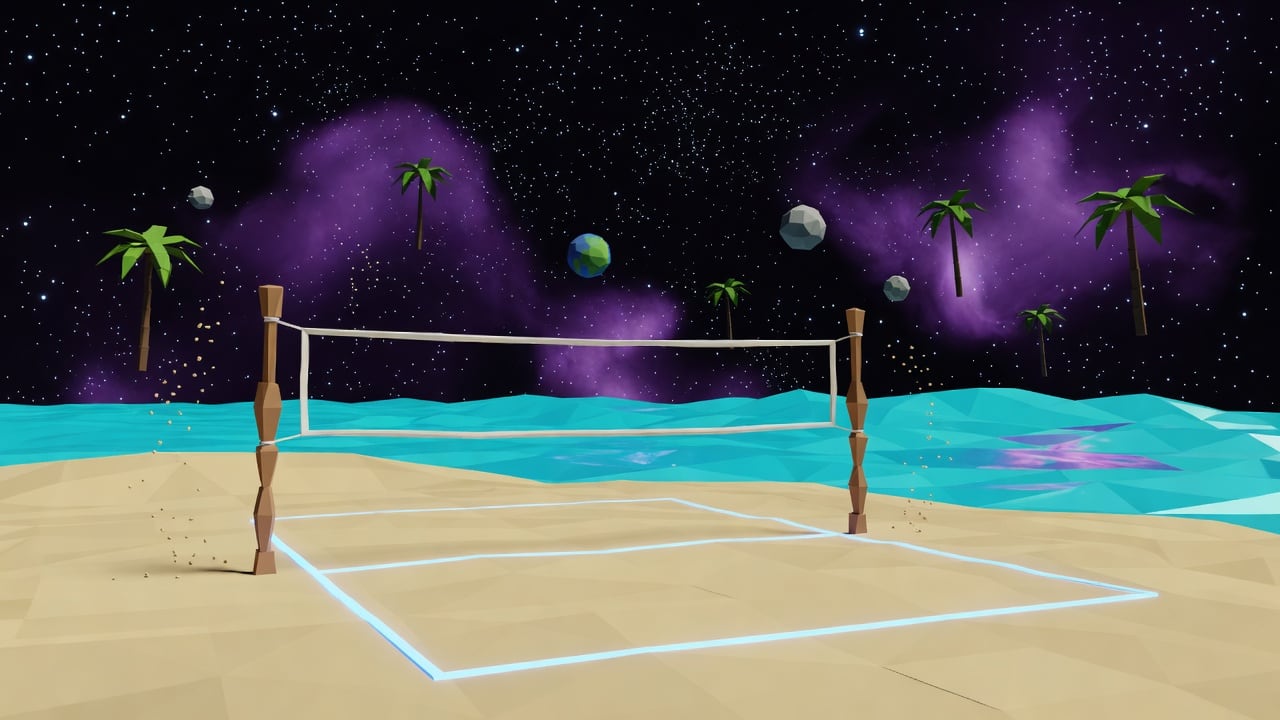 Blob Beach Volley Space Beach