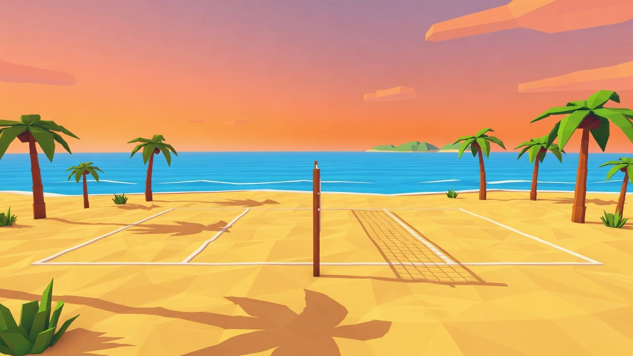 Blob Beach Volley Sunset Cove