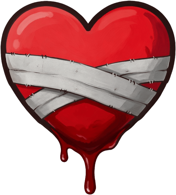 HUD Icon - HP Bleeding Heart Red (2 / 2)
