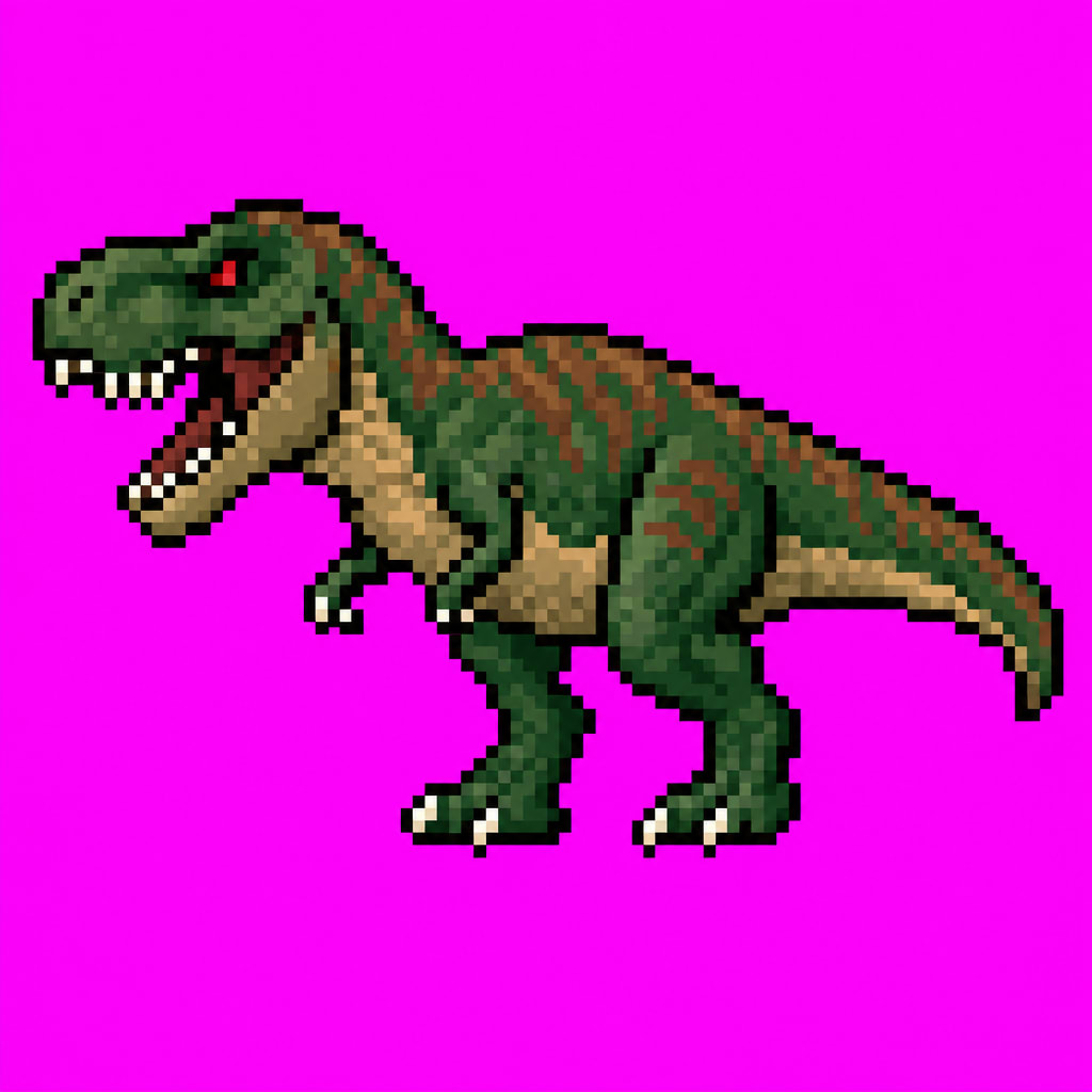 T-Rex Idle Pixel Sprite