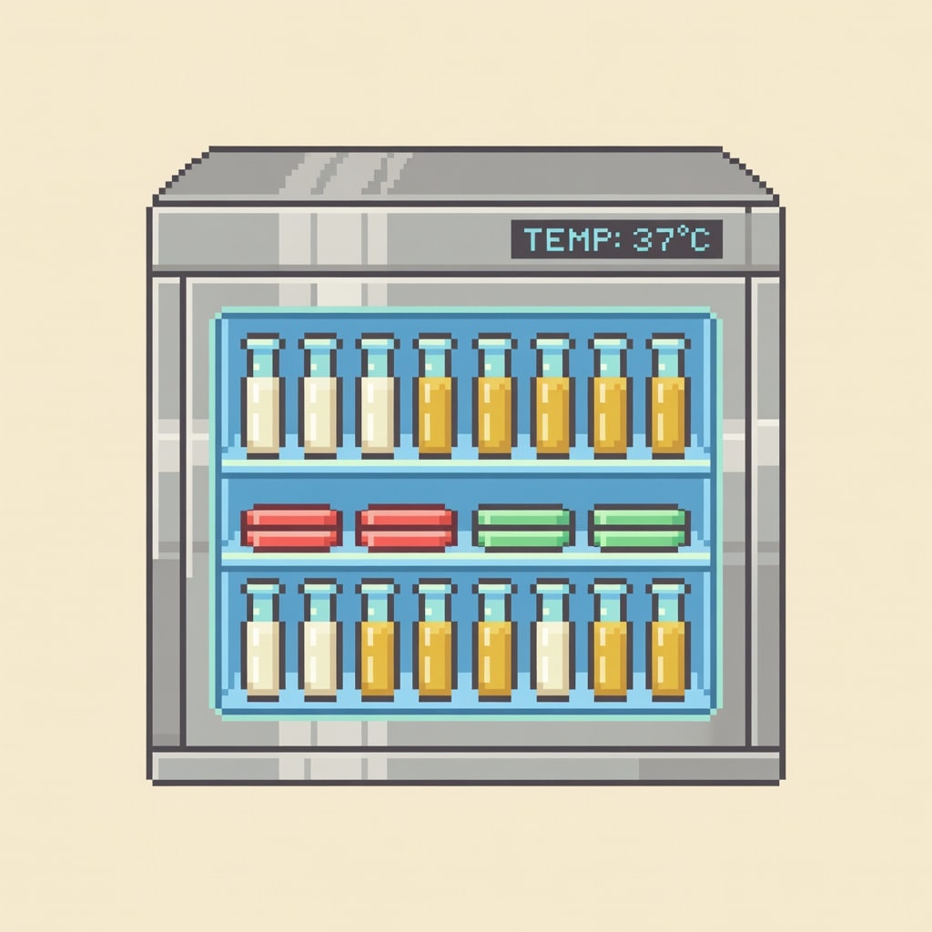 CO2 Incubator (flat top-down 2x2)