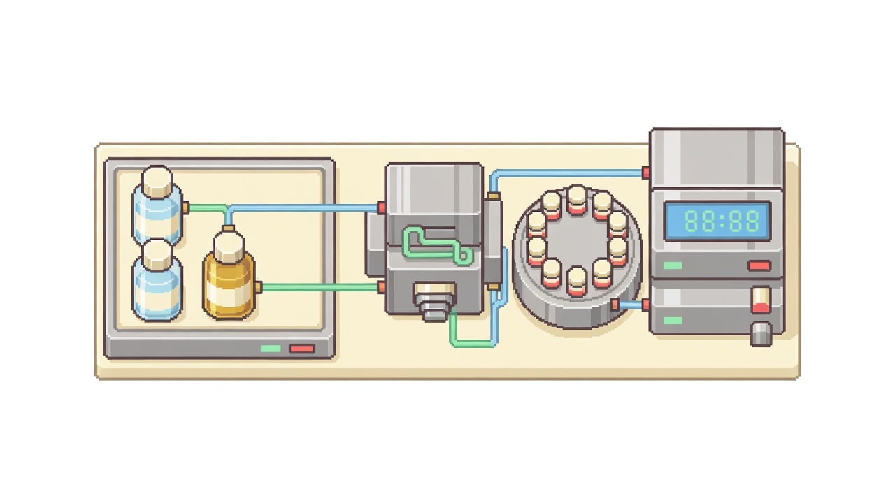 HPLC System (flat top-down 2x1)
