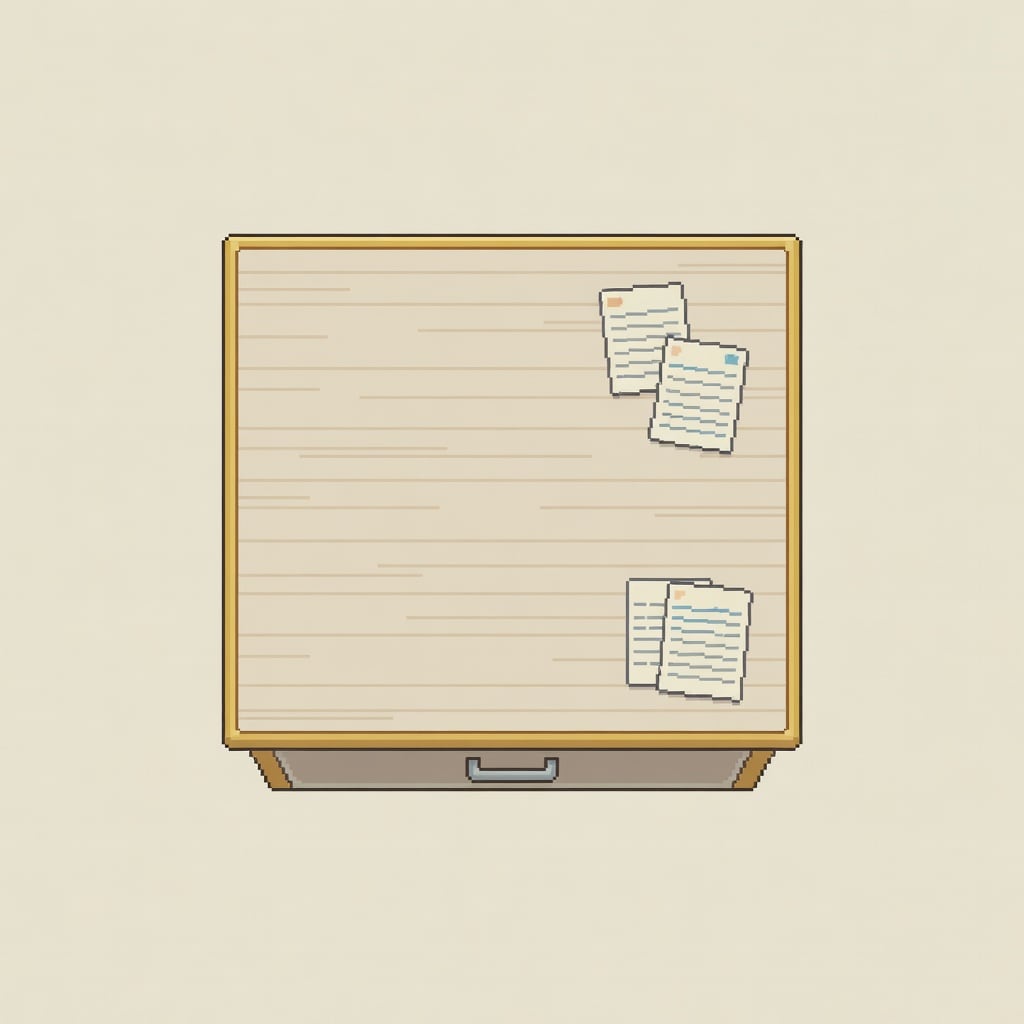 Lab Desk (flat top-down 1x1)