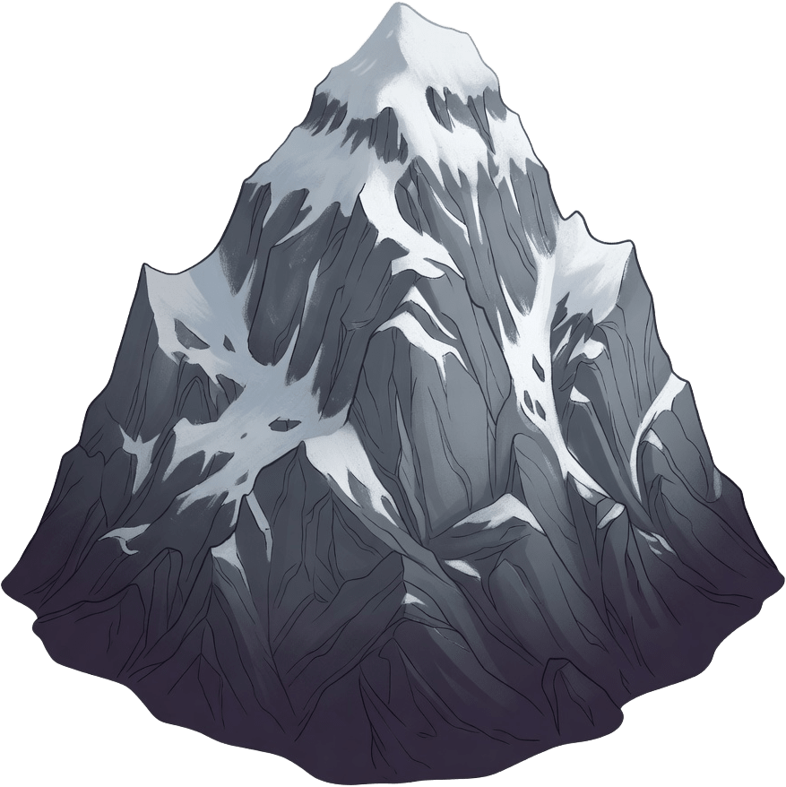 Painted Snow Mountain (Large)