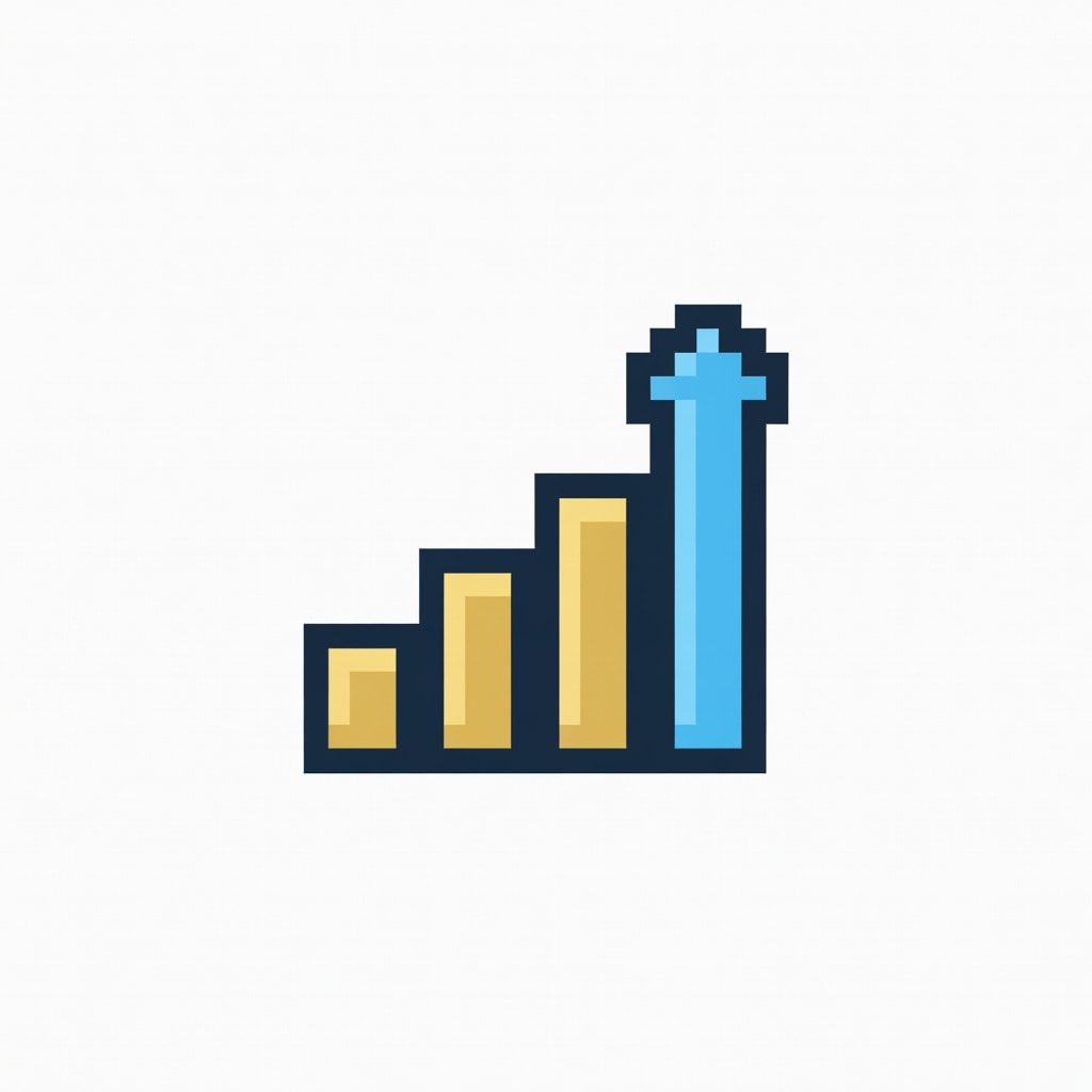 Status Icon B - Rising Bar Chart
