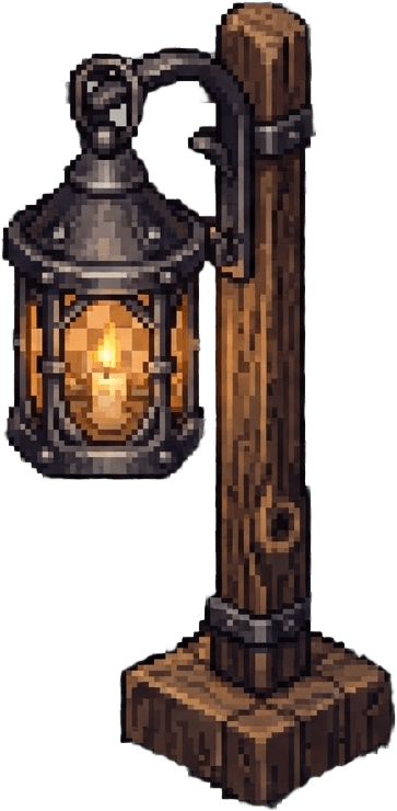 Image: Isometric pixel art sprite of a small medieval iro