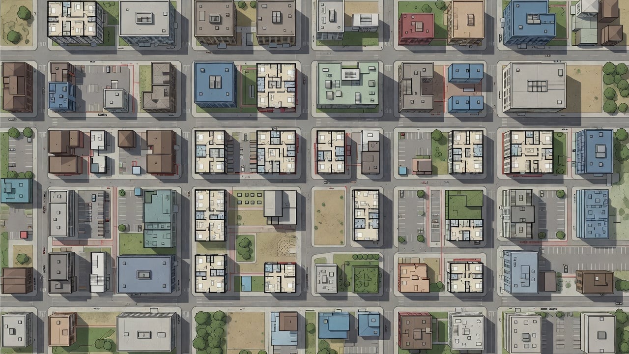 Tactical Urban City Map