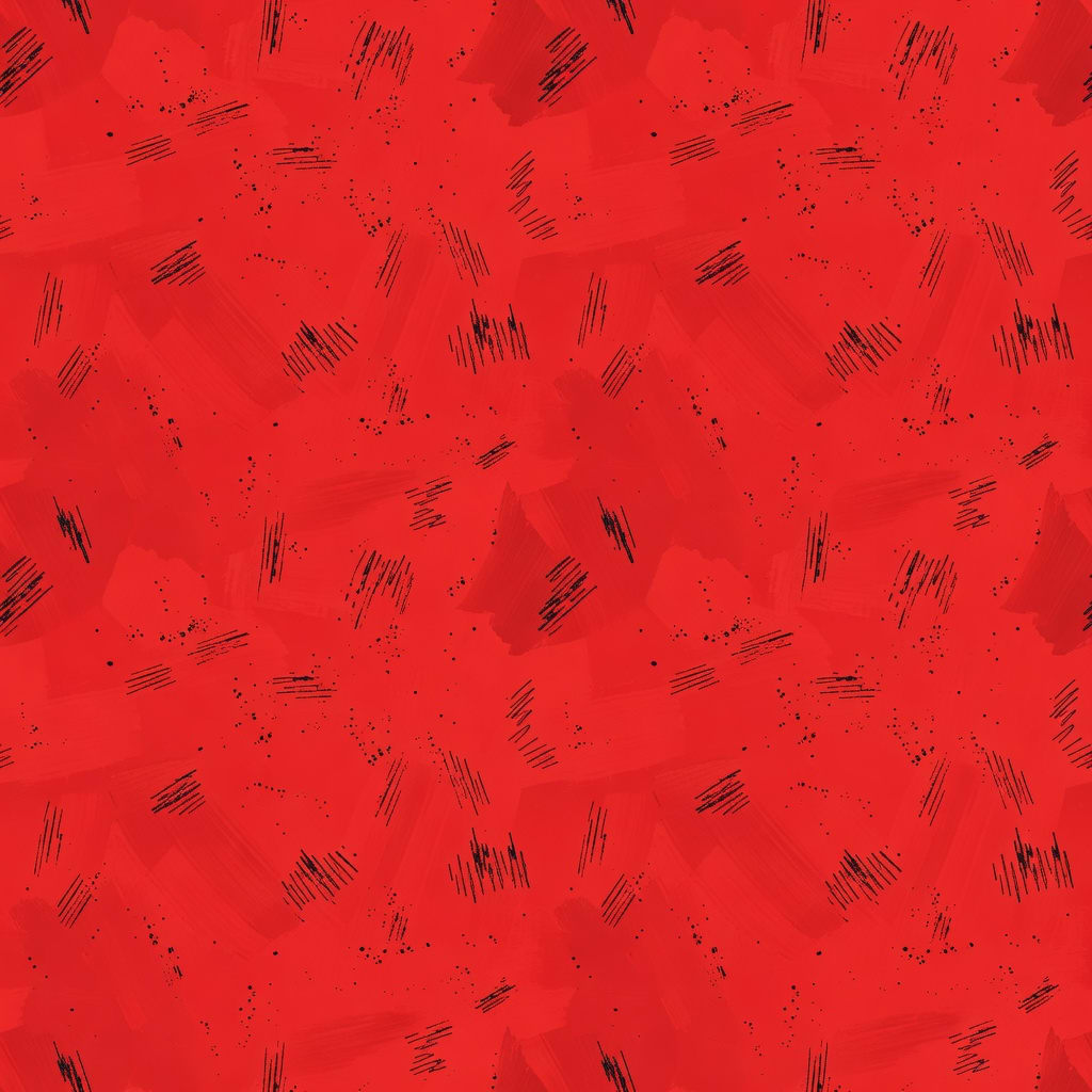 Cartoon Red Accent Paint
