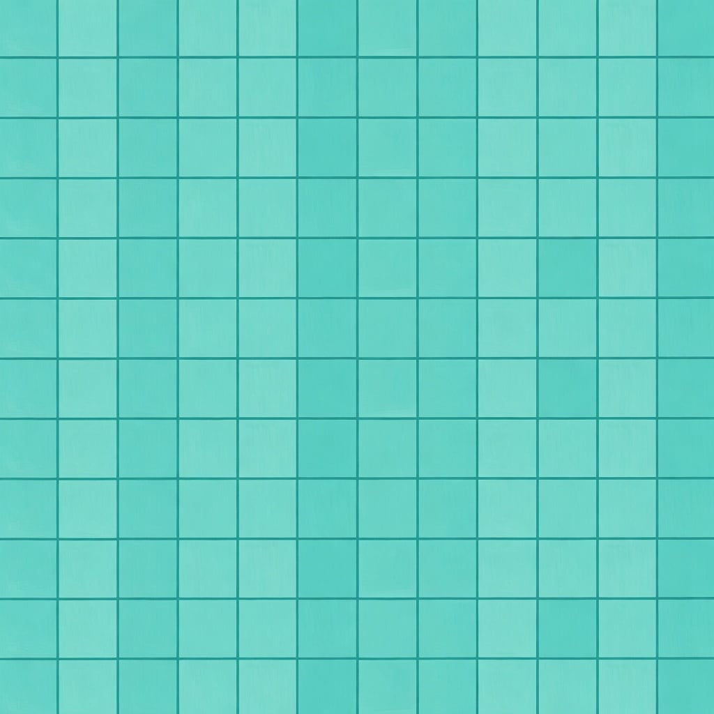 Cartoon Aqua Tile Paint