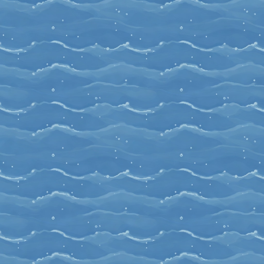 Wordbound Ocean Water Tile