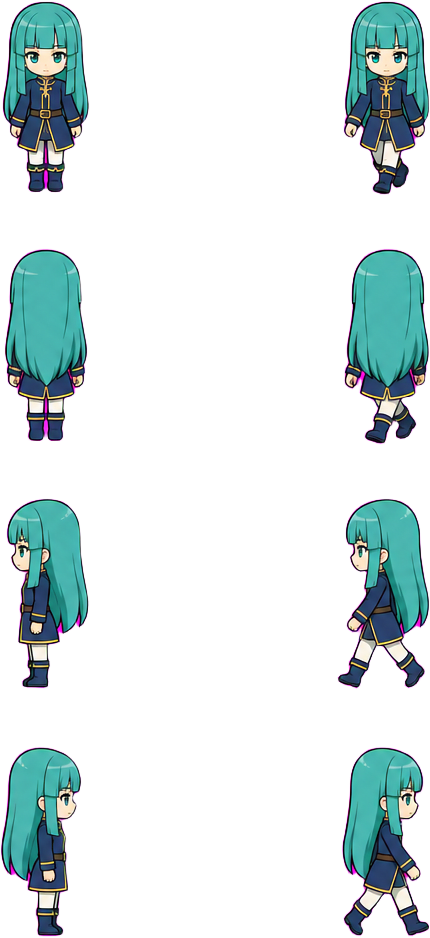 M!MC Overworld Sheet v3 Flat Chest - Teal Hime