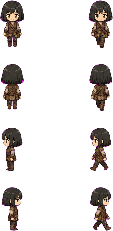 F!MC Traveler Overworld Sheet - Black Bob