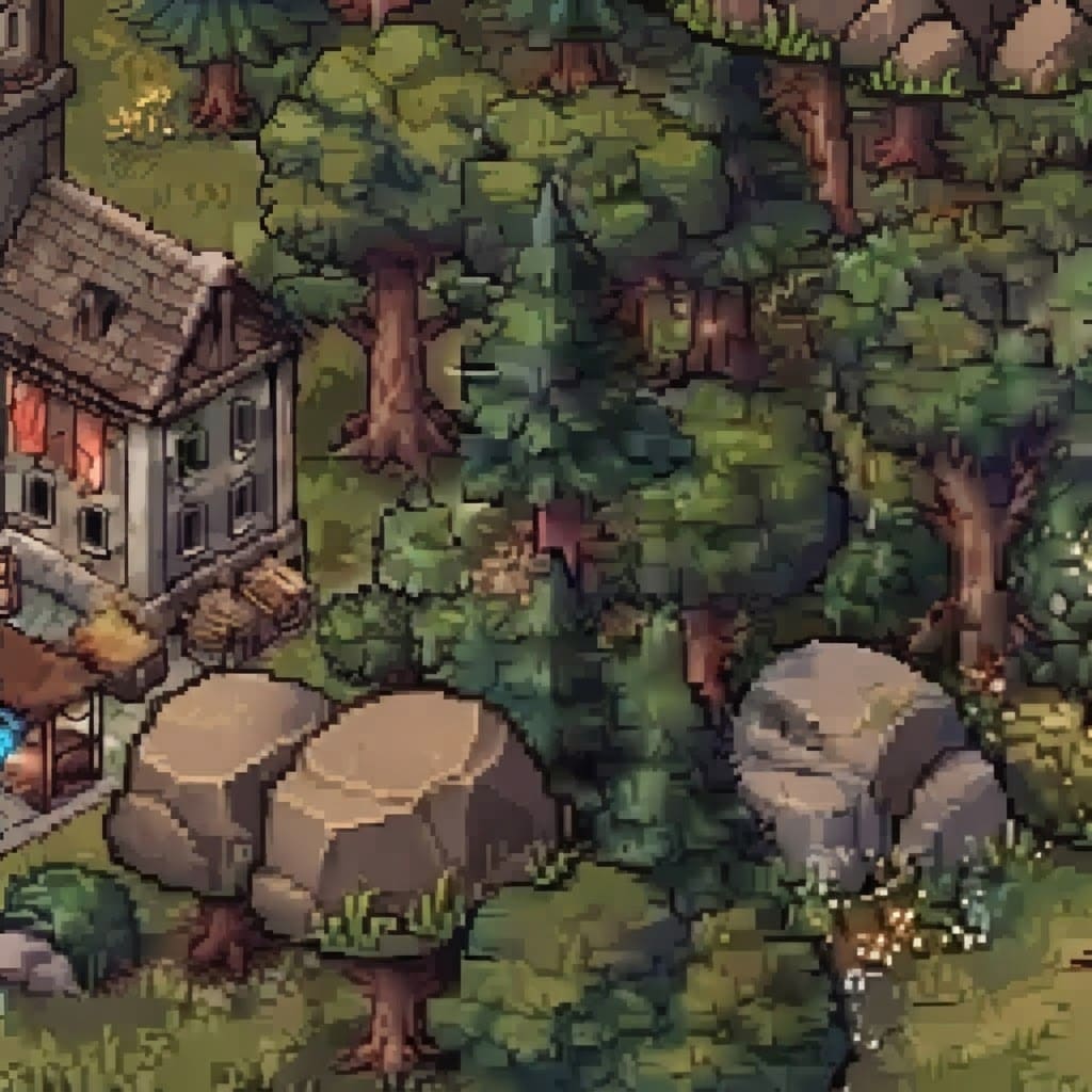 Image: This image is a soft, blurry, upscaled layout guid