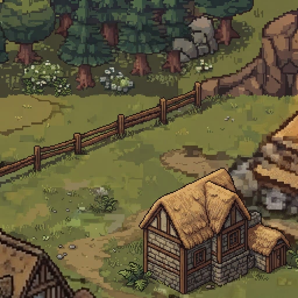 Image: This image is a soft, blurry, upscaled layout guid