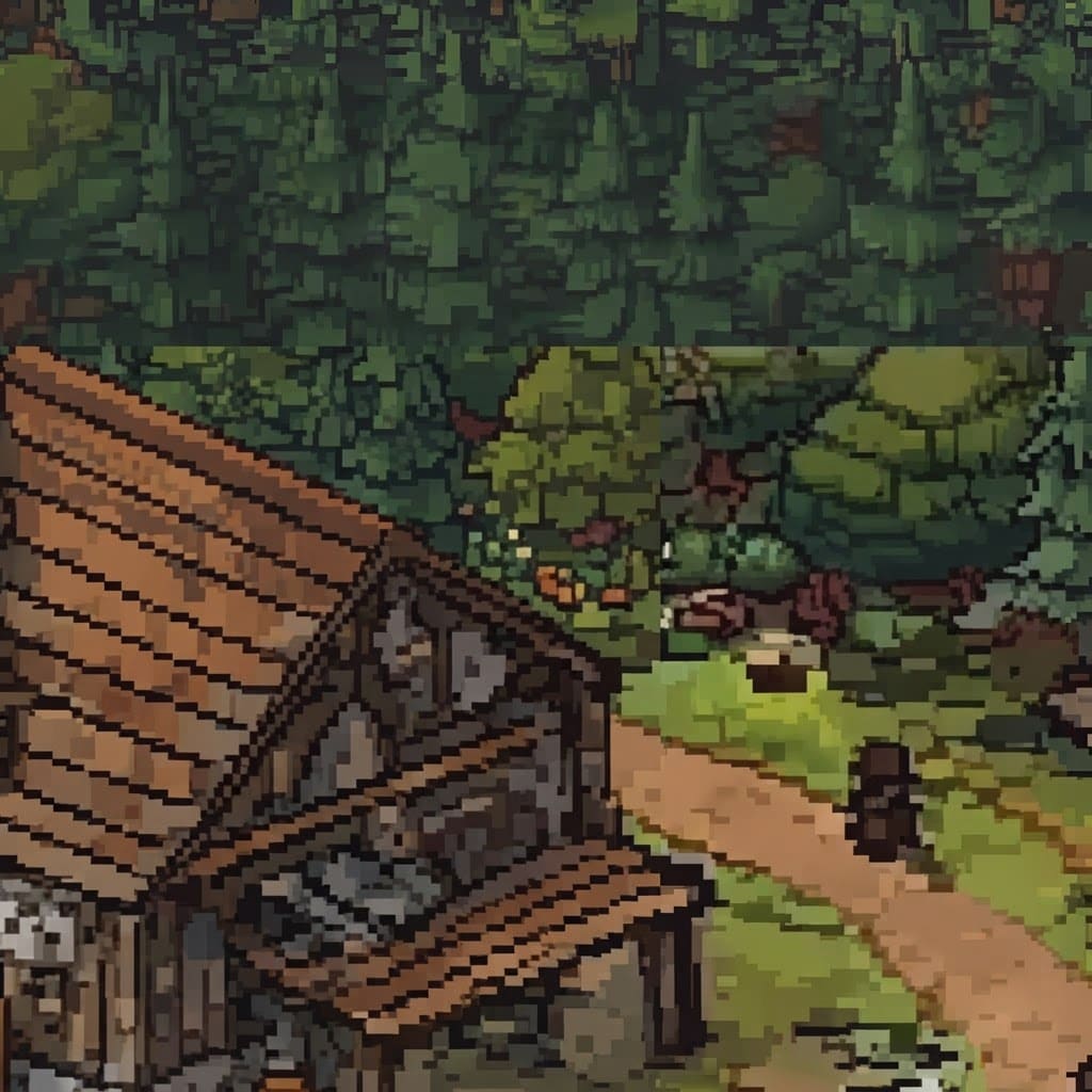 Image: This image is a soft, blurry, upscaled layout guid