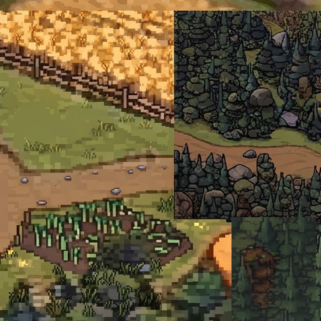 Image: This image is a soft, blurry, upscaled layout guid