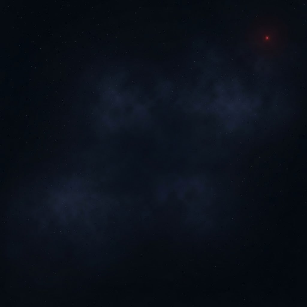 Image: Seamless-feeling dark deep space backdrop for a 2D