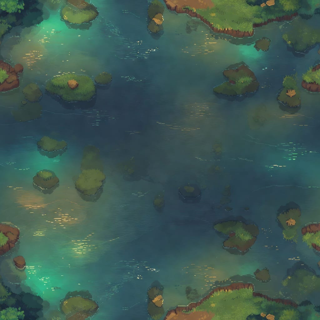 Seamless River Water Tile (2 / 2)